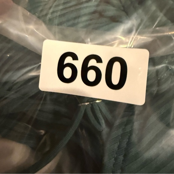 Teal Strappy One-Piece Swimsuit Womens Ruched V Neck Tie Side Size Medium - Picture 13 of 13